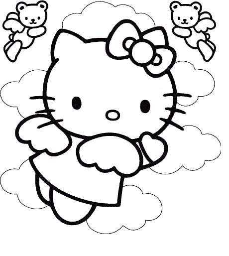 Malaikat Hello Kitty