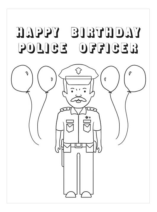 Polisi di Selamat Ulang Tahun Polisi