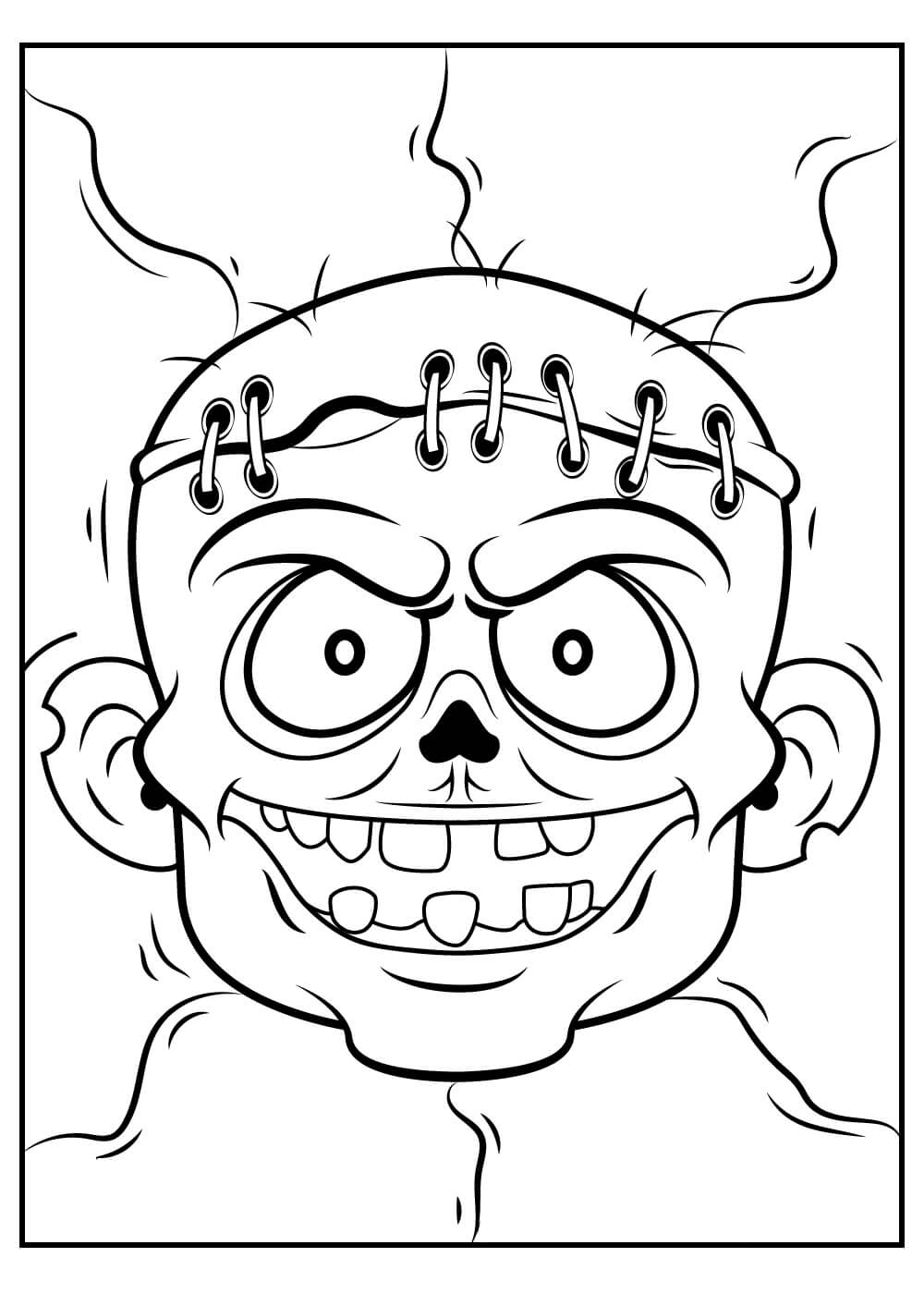 Wajah Zombie Menyenangkan