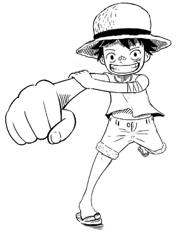 Chibi Luffy yang Lucu