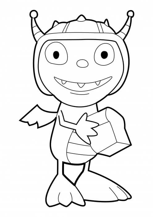 Cobby di Helm Dengan Roti