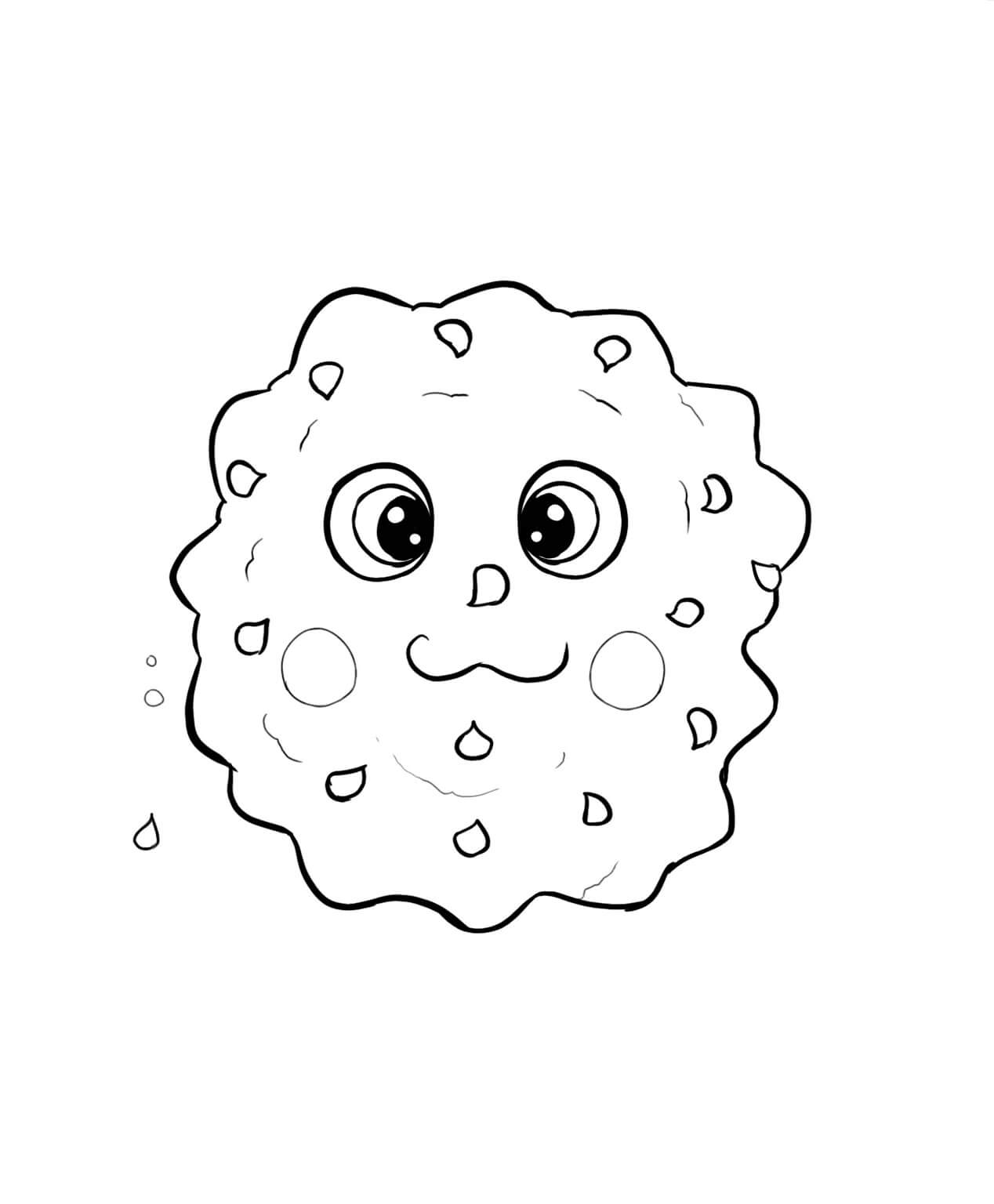 Kuki Coklat Chip Lucu