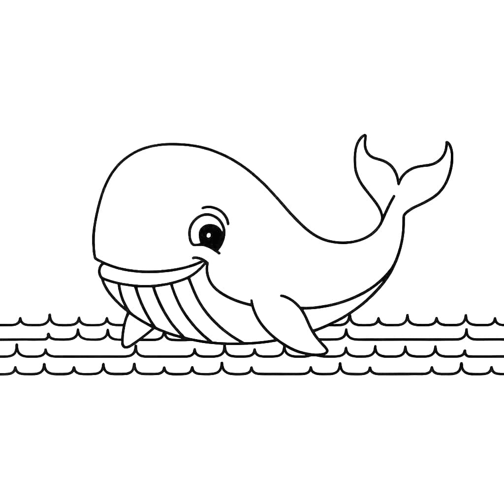 Paus lucu di atas air