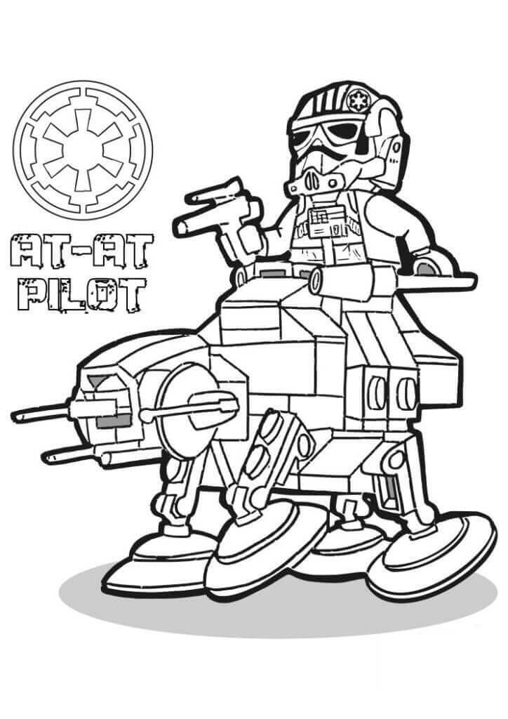 AT-AT Pilot Lego Perang Bintang