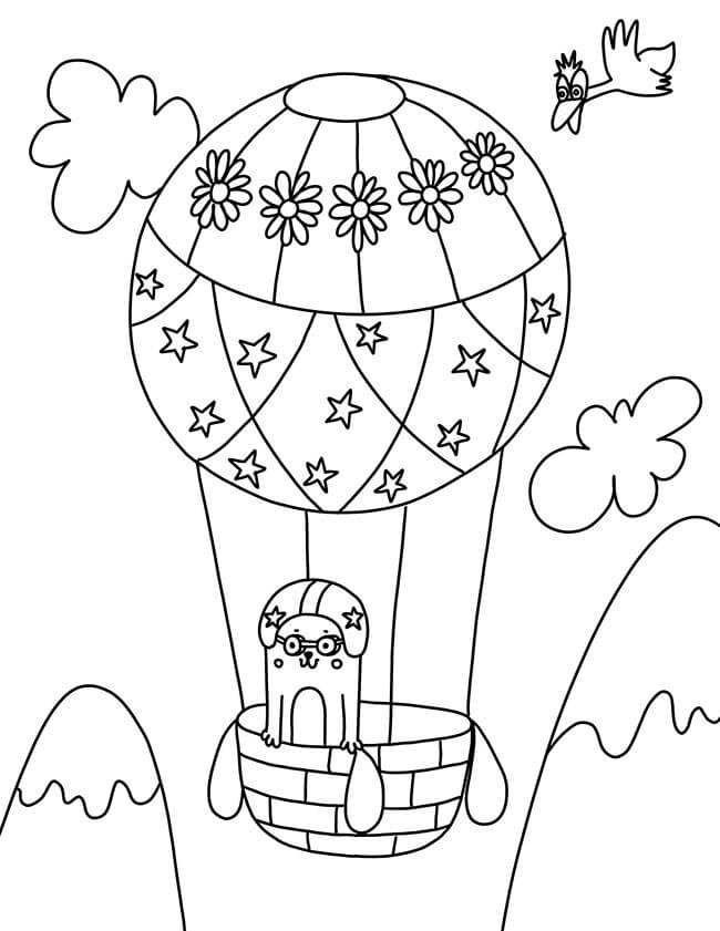 Balon Udara Panas di Musim Semi