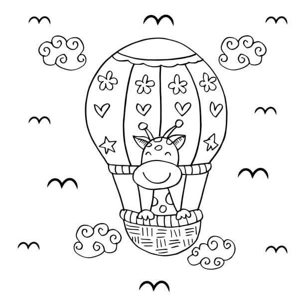 Balon Udara Panas Jerapah