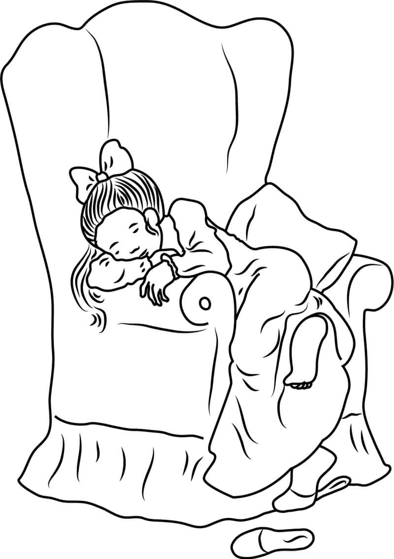 Holly Hobbie Tidur di Kursi