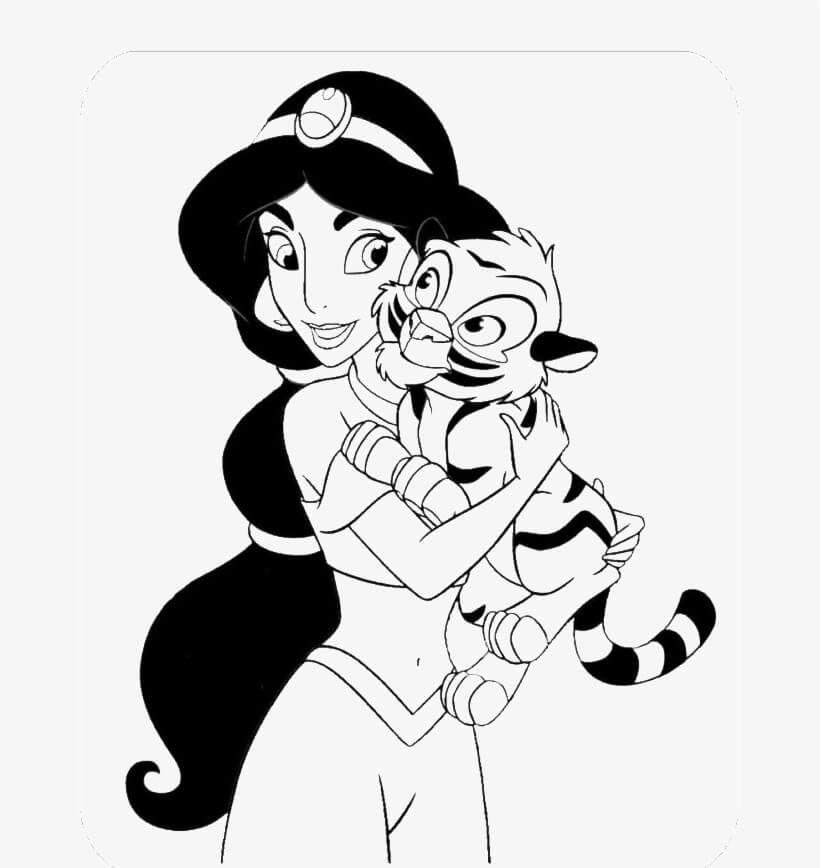 Jasmine Memeluk Bayi Harimau