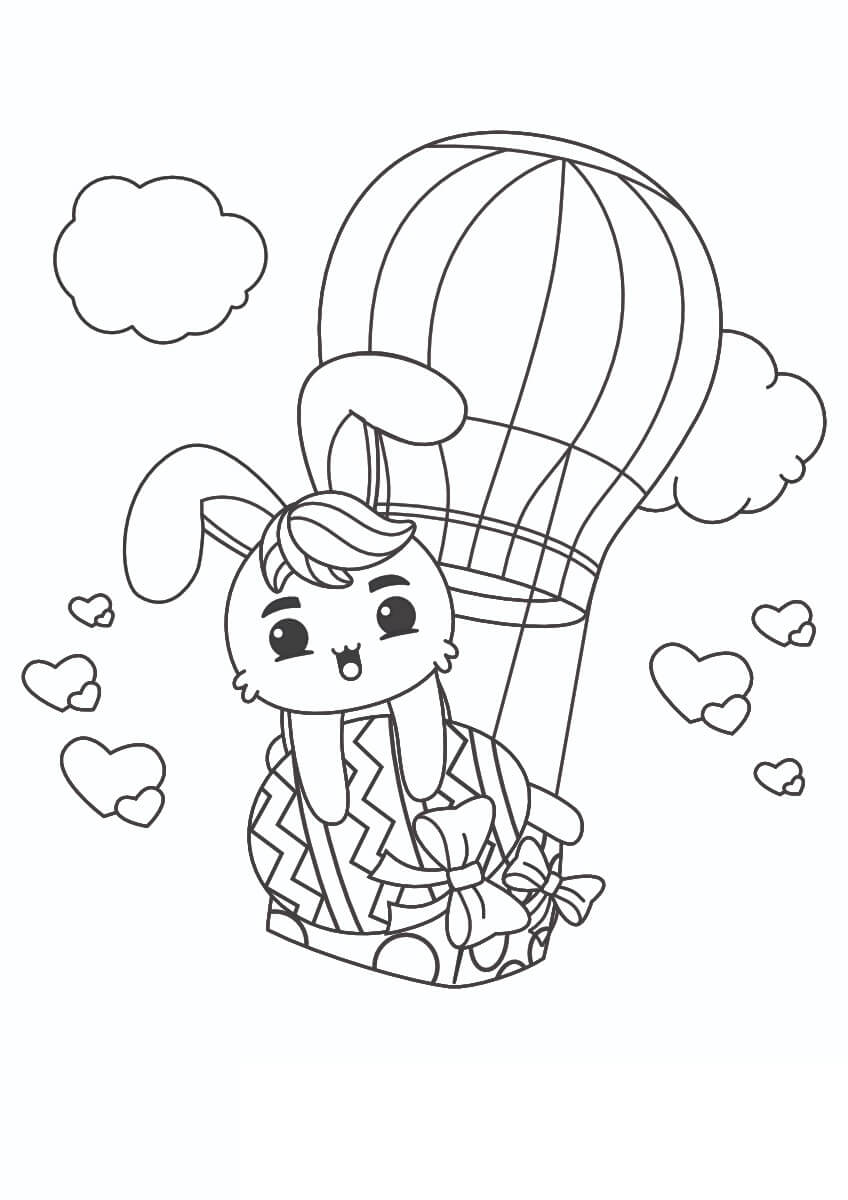 Kelinci Dalam Balon Udara Panas