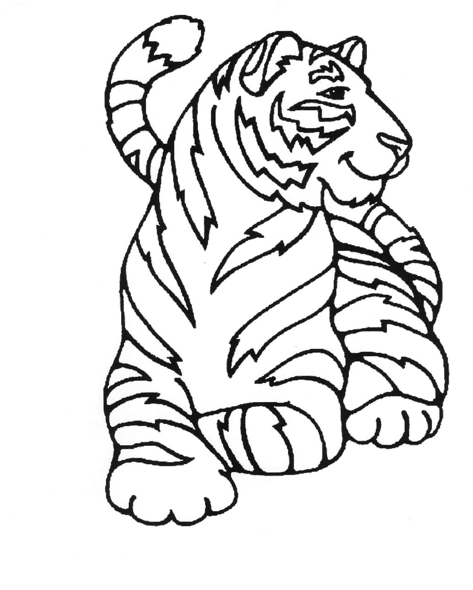 Menggambar Harimau