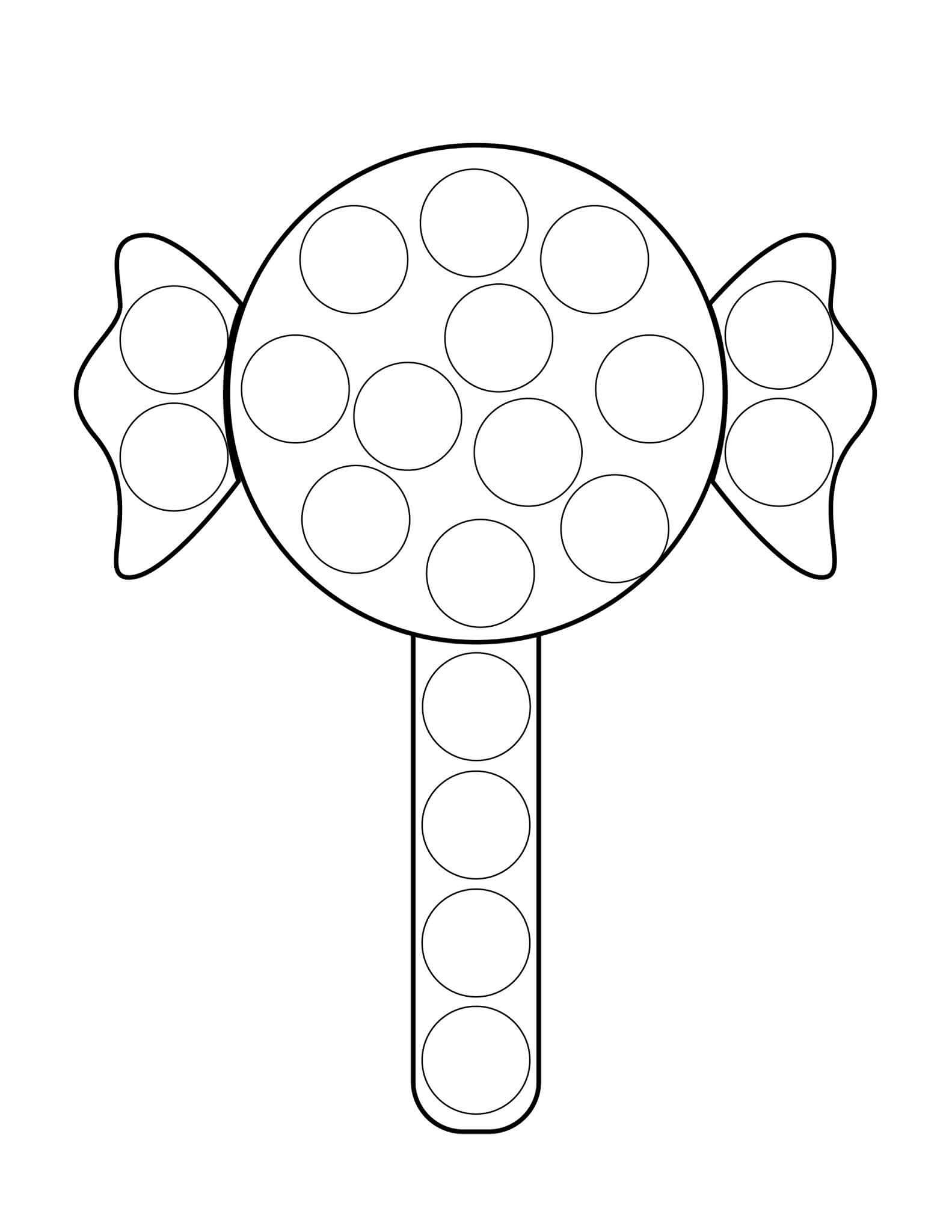 Penanda Titik Lolipop Sederhana