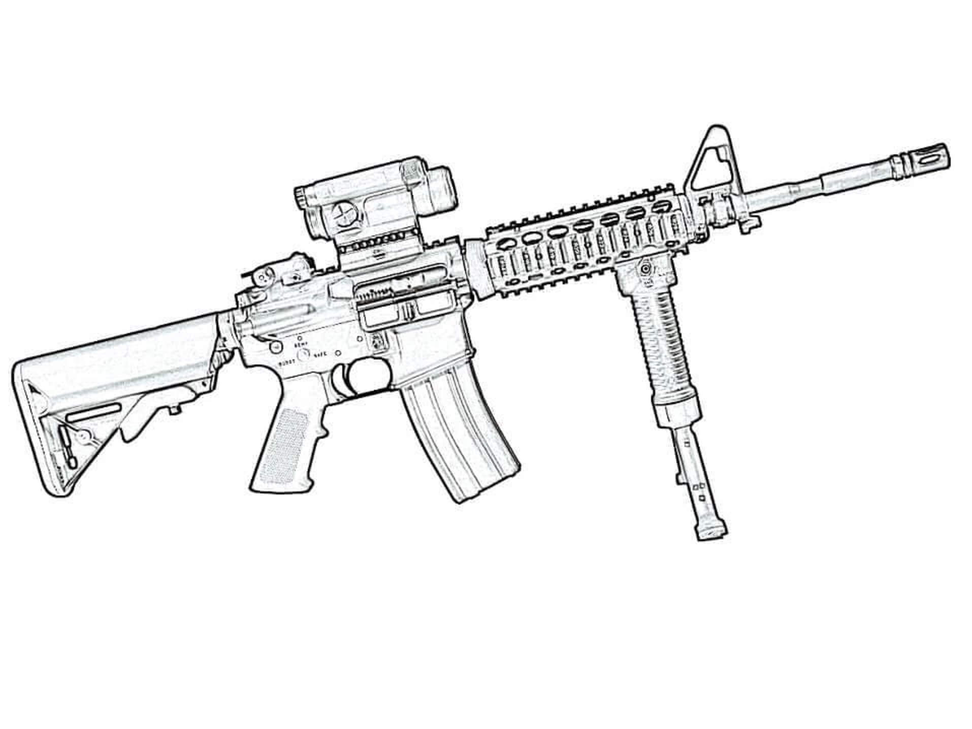 Pistol Karabin M4