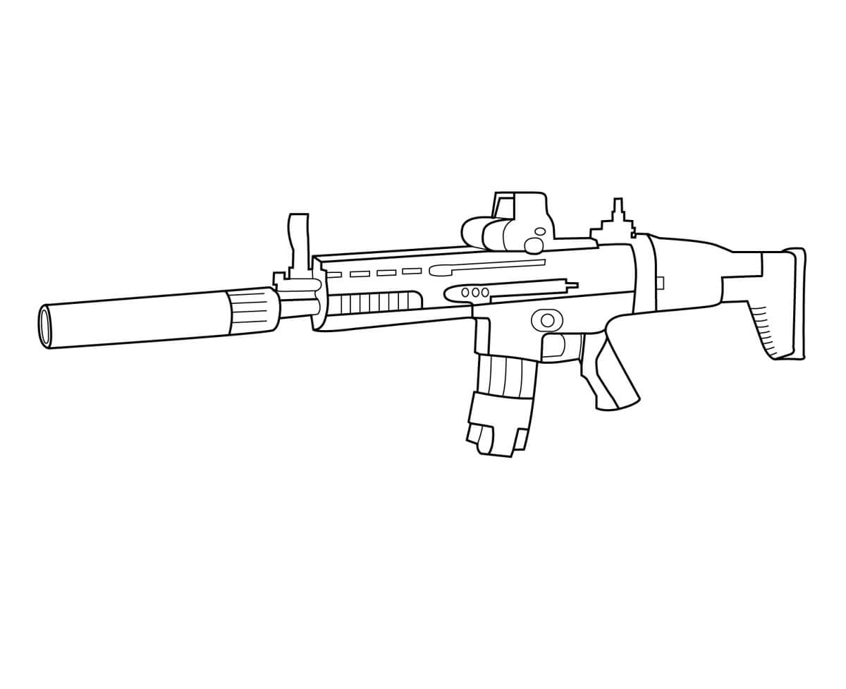 Senapan Serbu Taktis Fortnite