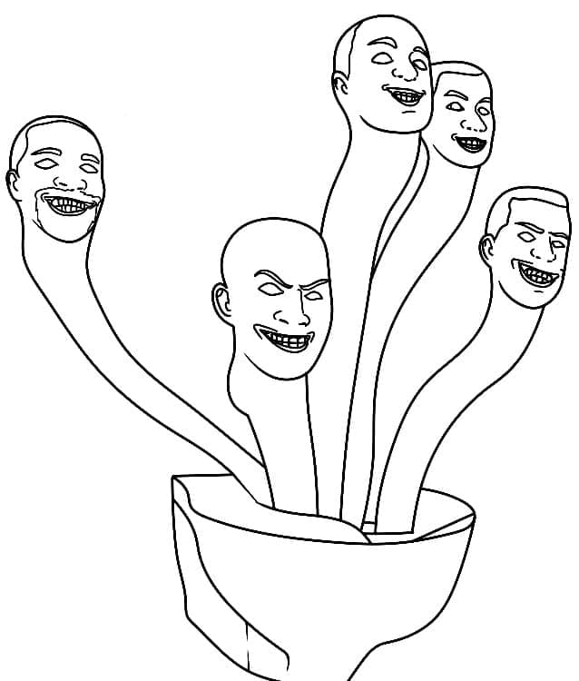 Labah-labah Hydra Skibidi Toilet