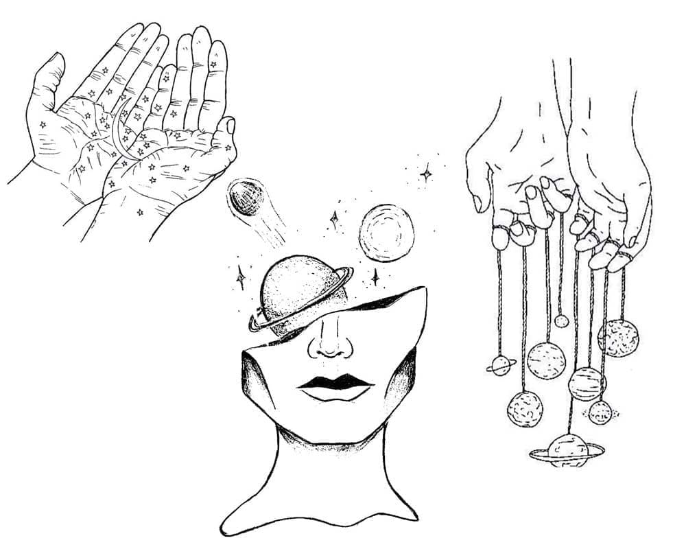 Lukisan Estetik Kosmos