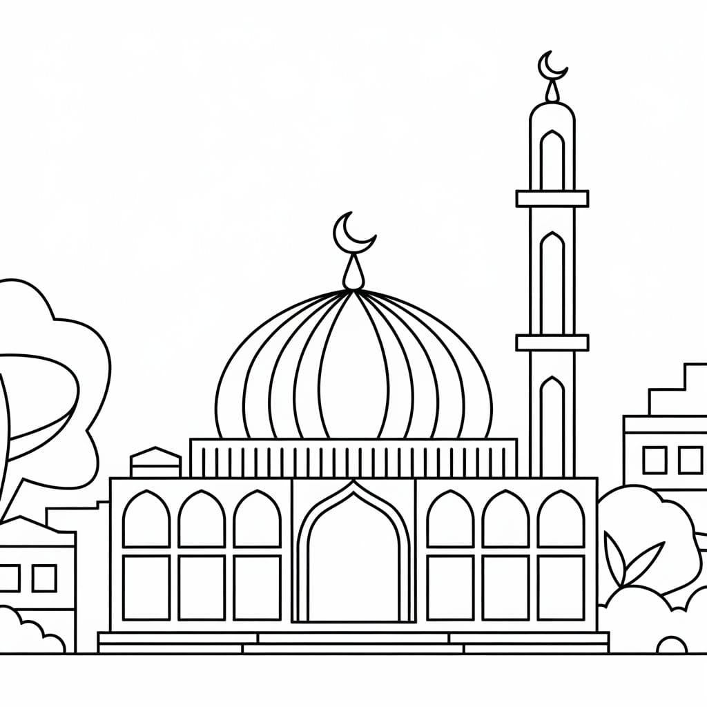 Masjid mudah untuk anak-anak