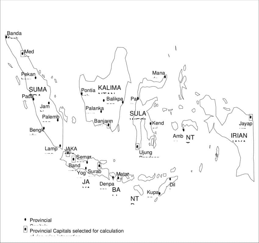 Peta Indonesia yang Dapat Dicetak