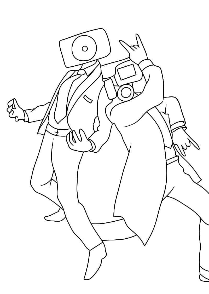 Skibidi Toilet Penceramah dan Jurukamera