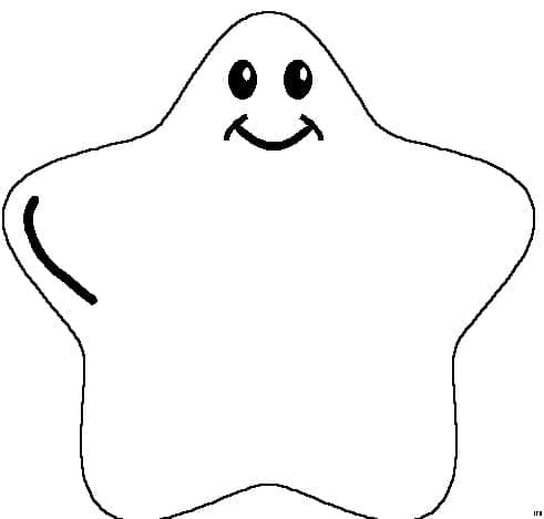 Bintang Lucu Dapat Dicetak