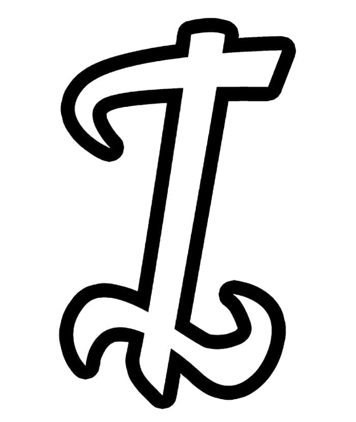 Kaligrafi Alfabet Huruf I