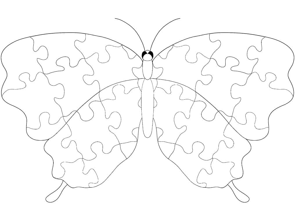 Kupu-Kupu Teka-teki Jigsaw