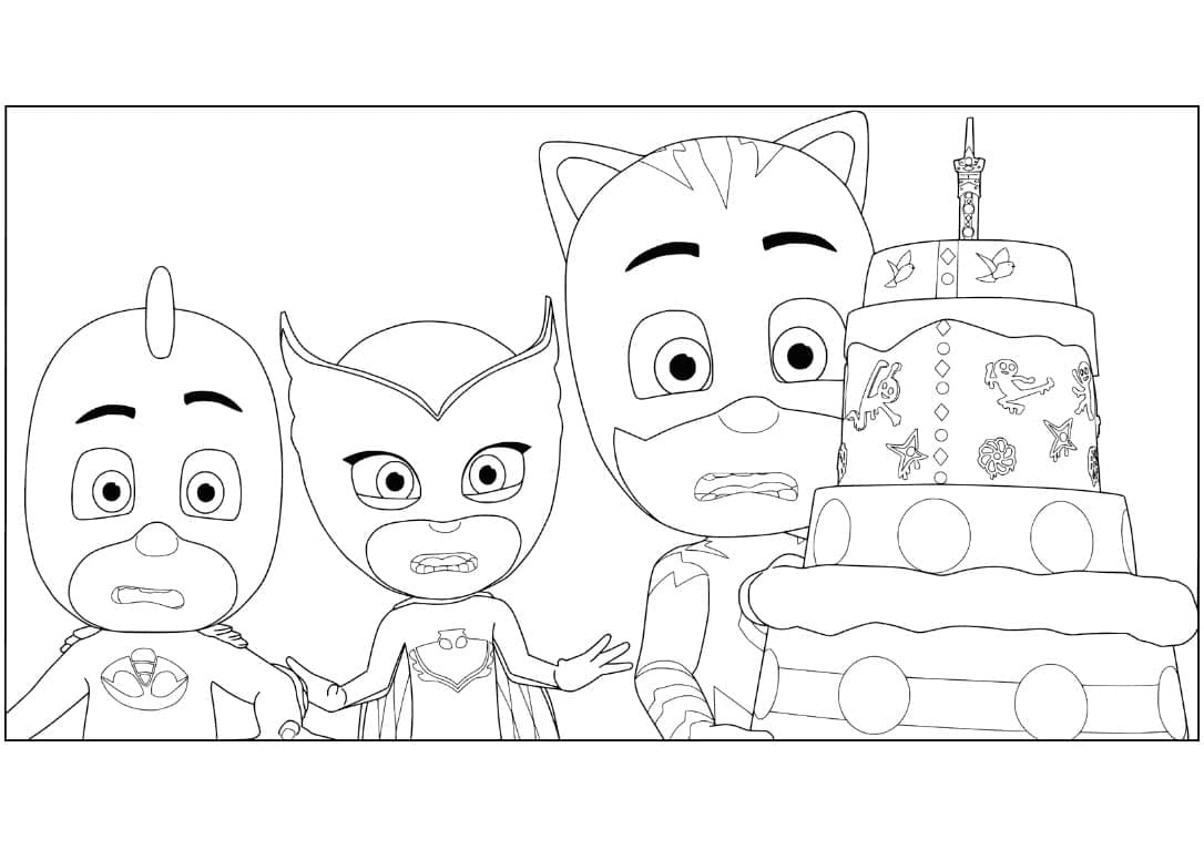 Masker PJ dan Kue Ulang Tahun