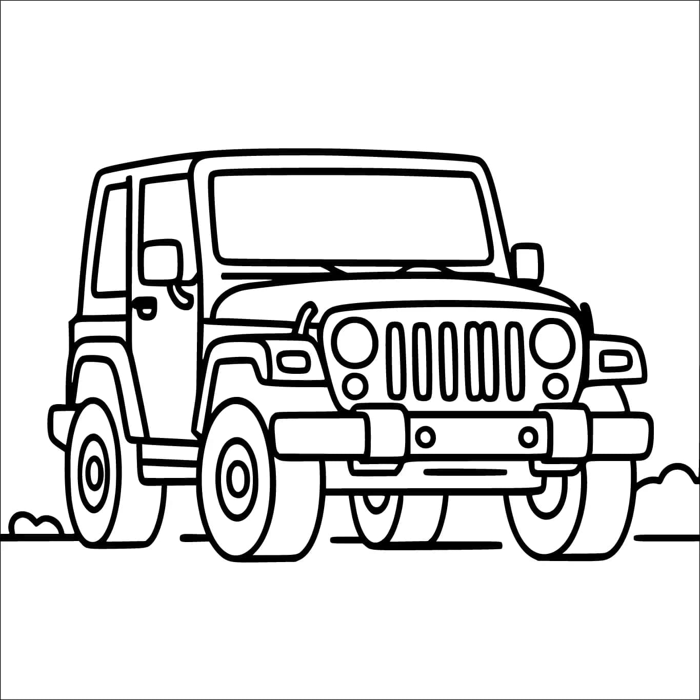 Mobil Jeep Dapat Dicetak