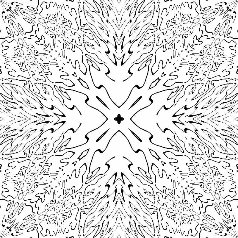 Pola Abstrak Fantastis