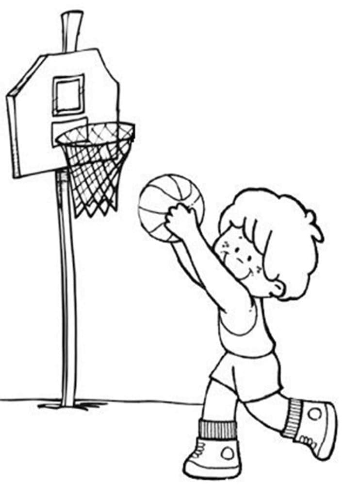 Bocah Kecil dan Bola Basket