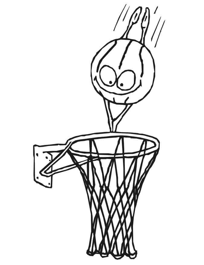 Bola Basket Kartun