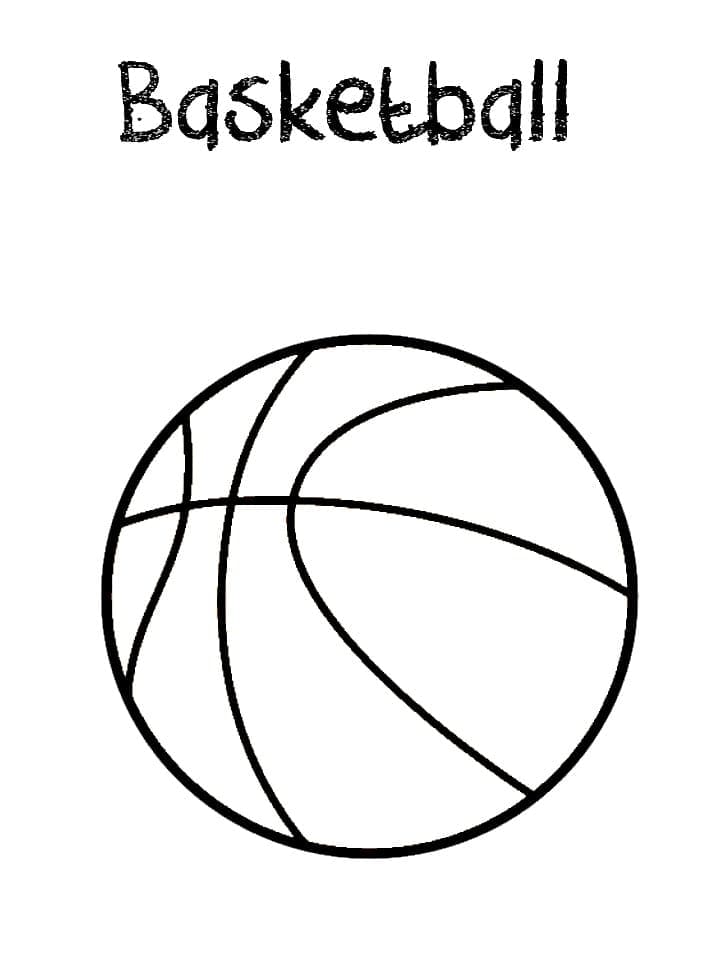 Bola Basket untuk Dicetak