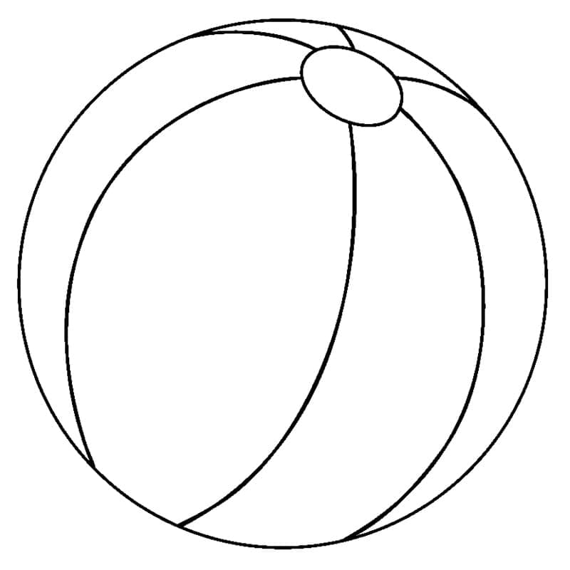 Bola Pantai Untuk Dicetak