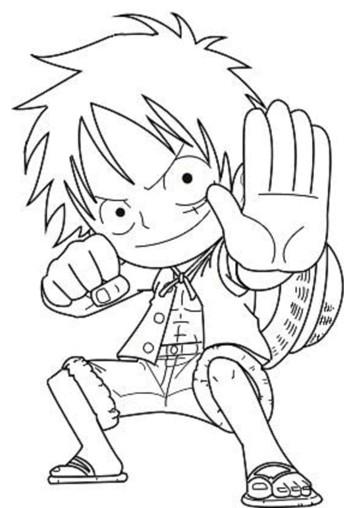 Chibi Luffy Satu Potong