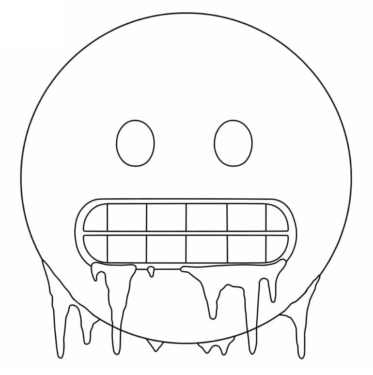 Emoji Wajah Dingin