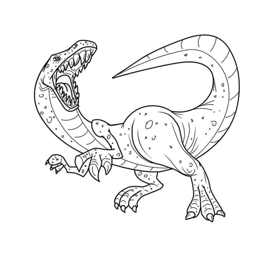 Gambar dinosaurus marah