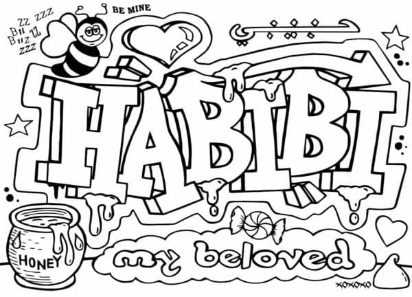 Grafiti Manis Dengan Lebah