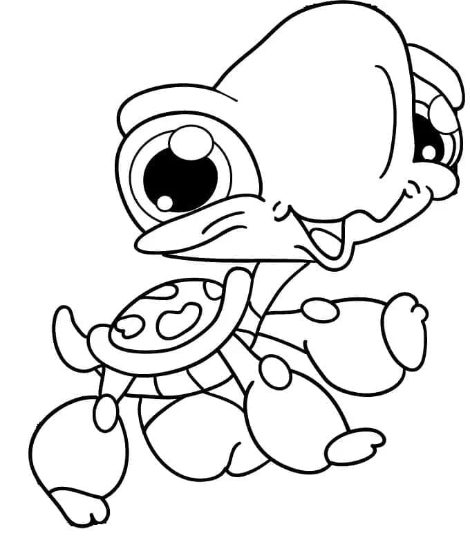 Kura-kura Lucu yang Dapat Dicetak