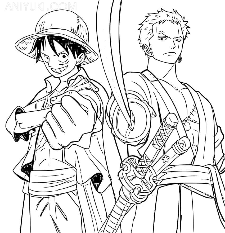 Luffy dan Zoro