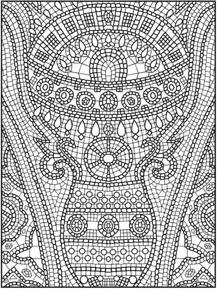 Pola Mosaik yang Dapat Dicetak