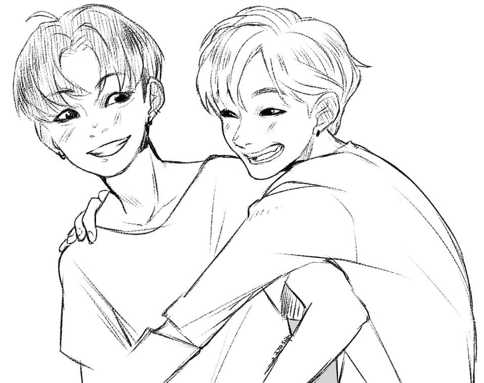 BTS yang menggemaskan