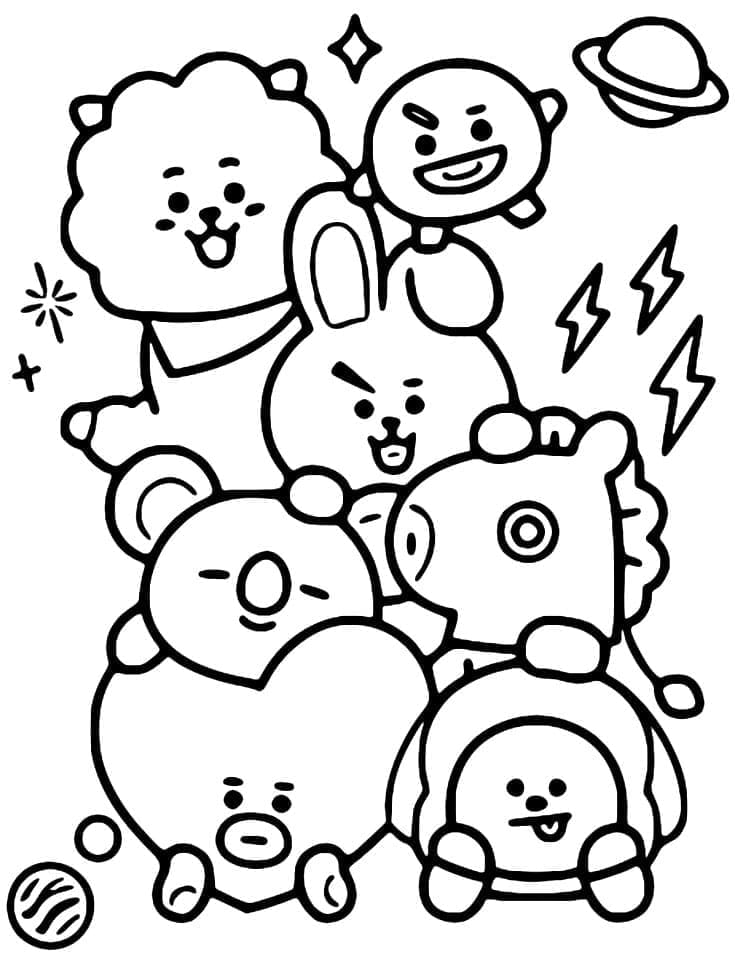 Cetak BT21