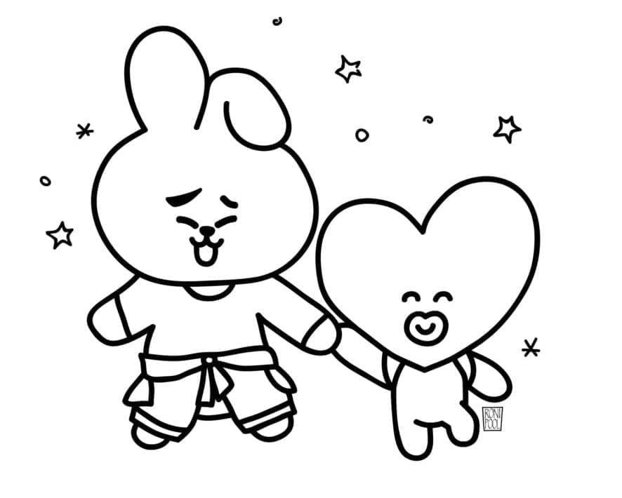 Cooky dan Tata dari BT21
