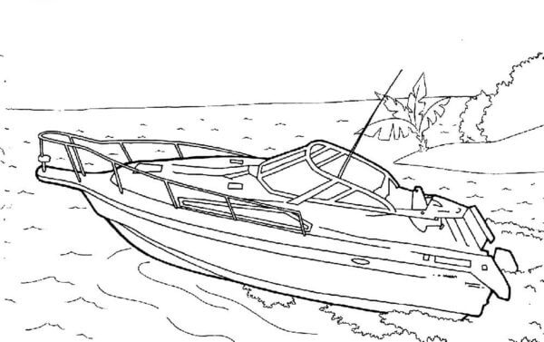 Perahu Motor Menuju Glider