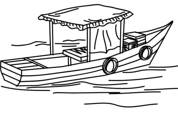 Perahu Nelayan Untuk Memancing