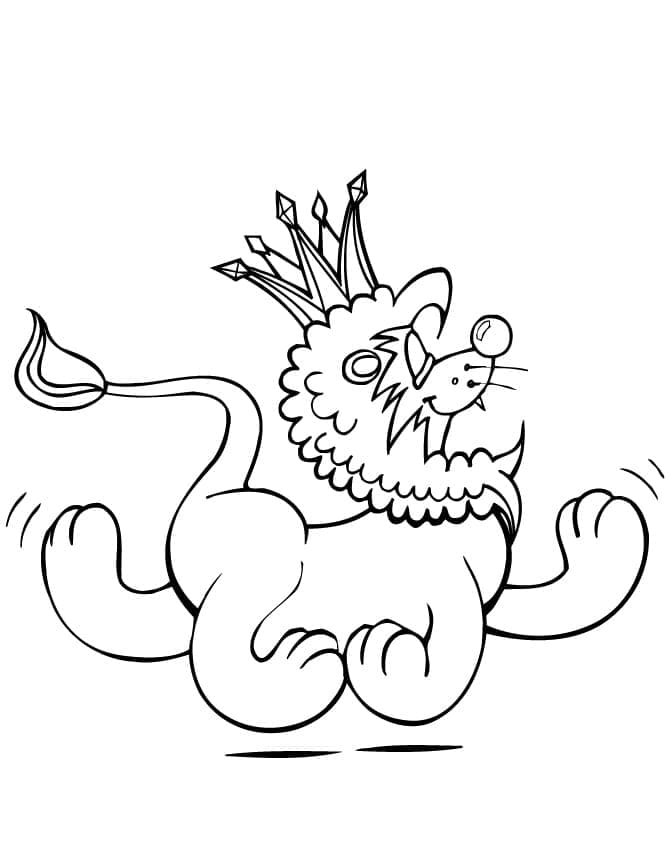 Singa dengan Mahkota