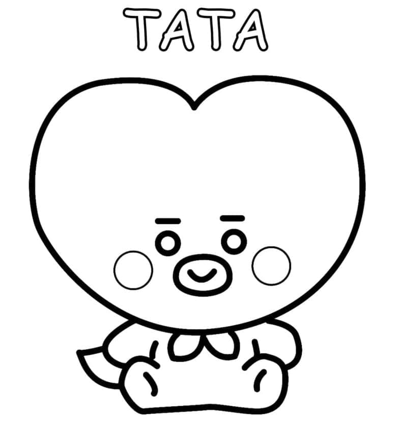 Tata BT21 yang lucu