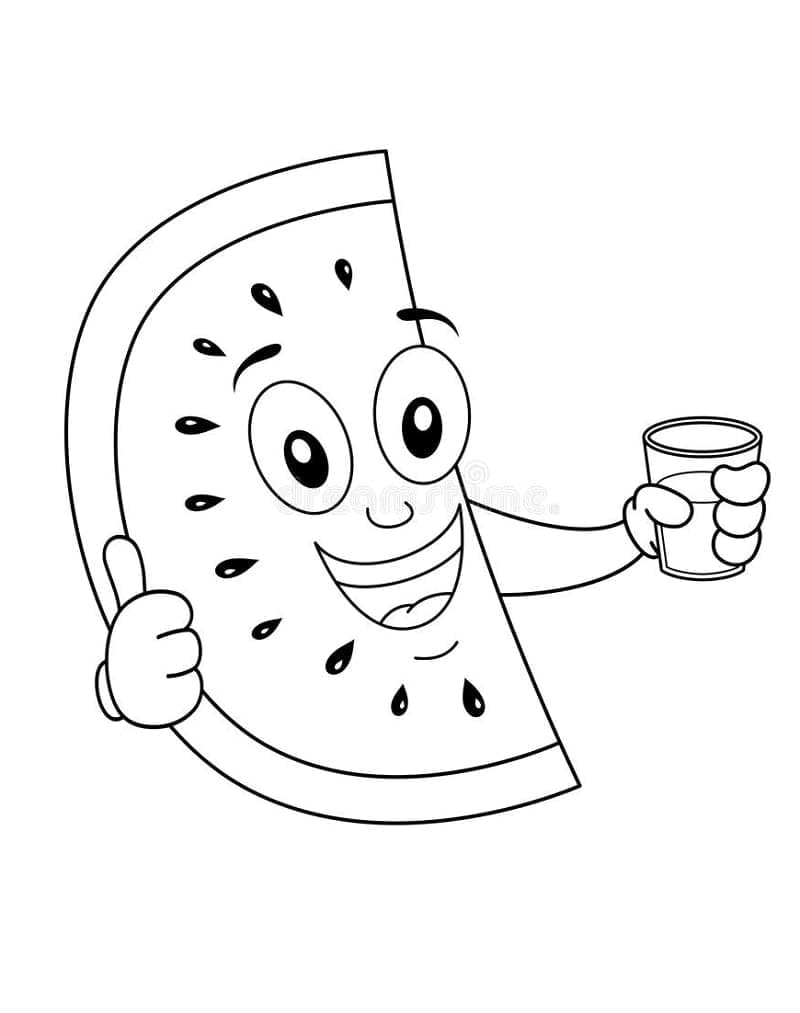 Irisan Semangka Kartun