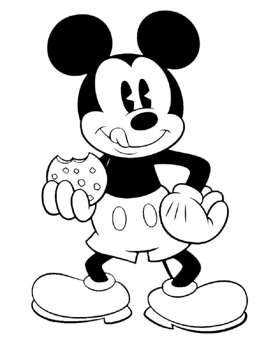 Kue Makan Mickey Mouse