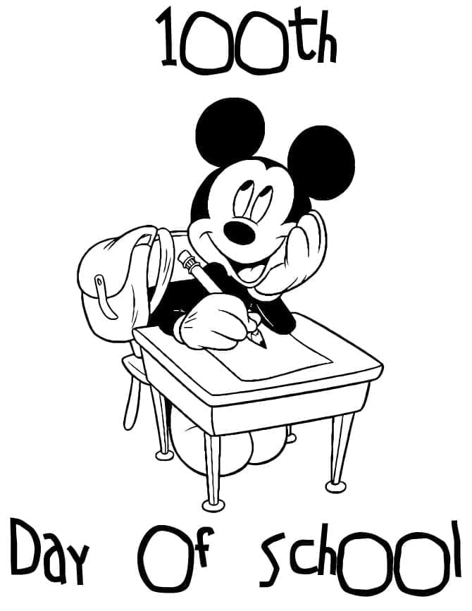 Mickey Mouse dan Hari Sekolah ke-100