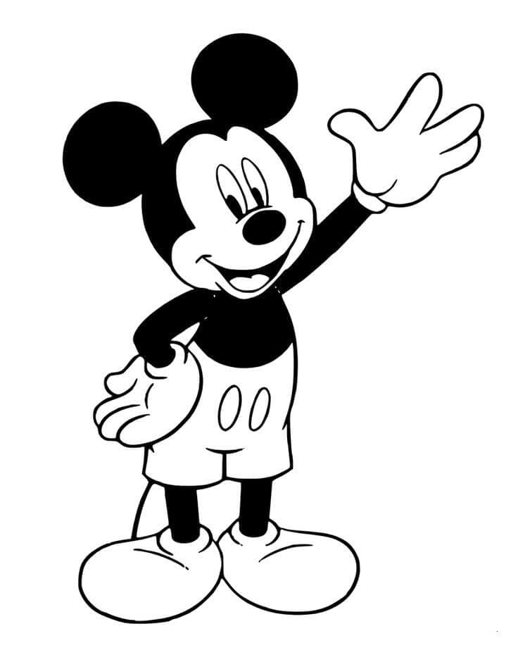 Mickey Mouse Ucapkan Halo
